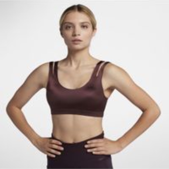 Nike Other - Nike Indy shine light support sport bra in Plum XL